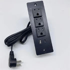 100-240V Power Adapter 90*50*30mm Dengan 10A AC Output Current