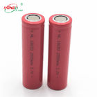 China Red 2500mAh 18650 3.7 V Lithium Ion Cell 500 Cycles / Power Bank Battery Cell company