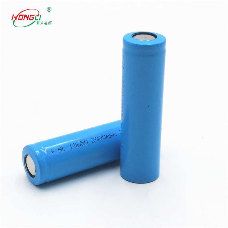 Grade A Power Bank Battery / 18650 2000mAh Rechargeable Li Ion Cell 3.7V