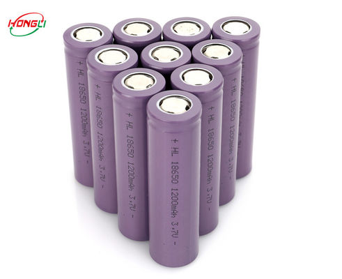 China Stable Discharge Voltage Power Bank Battery IMR1200mAh 3.7V 18650 High Performance factory