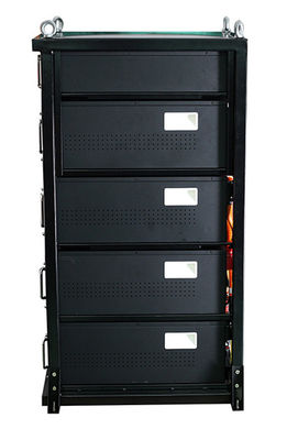 Kwaliteit Medische apparatuur stroomtoevoer diepe cyclus 100A 51.2V Li-ion batterijcel met Matt Black Pack batterij ingebouwd in BMS fabriek