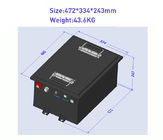 MSDS Approved Deep Cycle High Output Power 48V 60AH With Over Discharging Protection   For Electric Farm Tractor