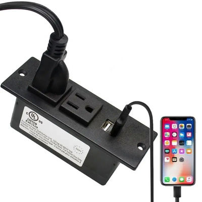 2USB chargeur Adaptateur d'alimentation 10A courant de sortie AC 2us ABS + PC courant alternatif DC