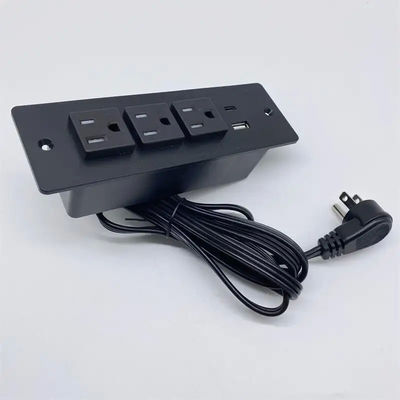 Kwaliteit Desktop Pop Up Power Socket handig en ruimtebesparend 90*50*30mm fabriek