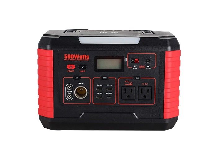 OEM 500WH Outdoor Portable Power Station For Camping Multipurpose