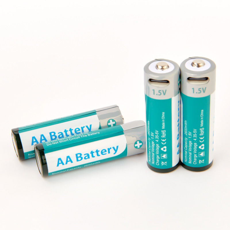 Overcharge Protection 18650 Lithium Battery 8A Discharge Rating 2000mAh