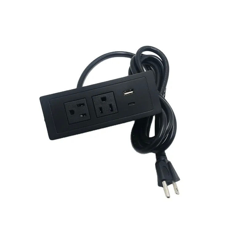 Multifunction Desk Socket With 5V3.1A USB And PD20W Type-C Output