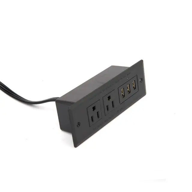 125V 15A Power Adapter ABS PC L172 X W56 X H40mm Connector Type Power Strip