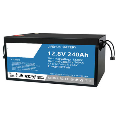 qualità Batteria riutilizzabile 12.8V LiFePO4, batteria profonda del ciclo del fosfato di ferro del litio 240AH fabbrica