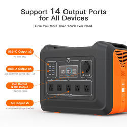 Quality 230V 50Hz 1000W Mobile Power Station New Energy Lifepo4 Battery Storage Systems factory