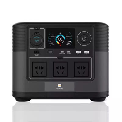 Quality Lifepo4 Battery Storage Systems 230V 50Hz 1000W Mobile Power Station With Solar Panel factory