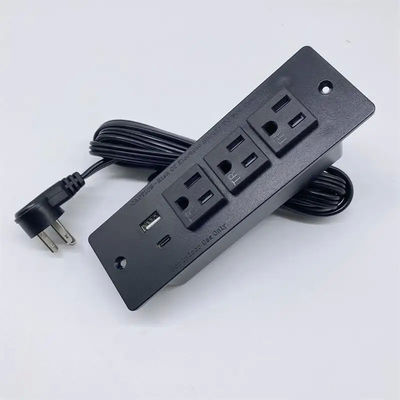 Convenient Hidden Connection Box Desk Power 10A AC Output Current