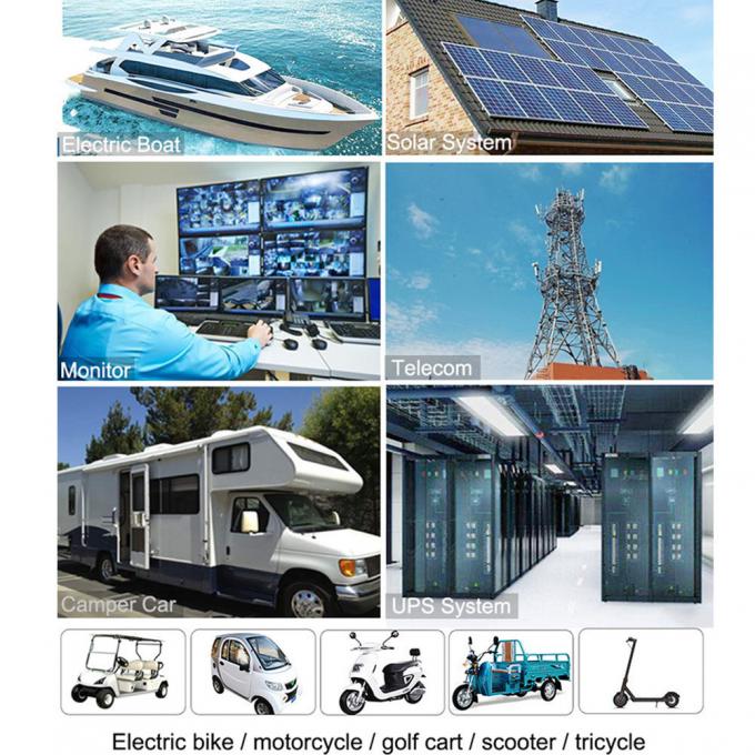 ISO9001 Chargeable Li Ion Battery Cell Lead Acid For Fishing Vessels 5